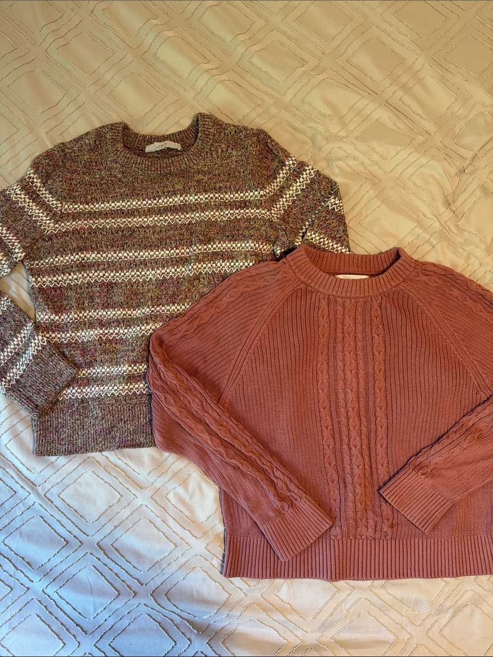 LOFT Cable Knit Sweater Bundle - 2 sweaters - Size S